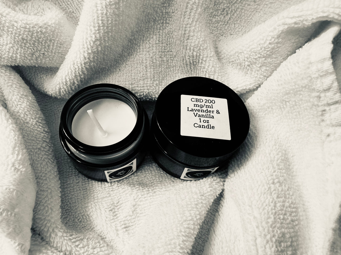 CBD 200 mg/ml Lavender & Vanilla Candles