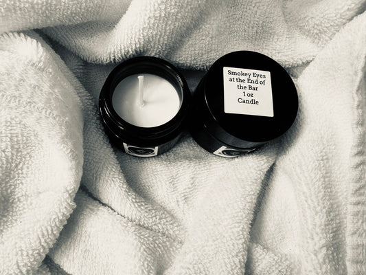 Smokey Eyes at the End of the Bar Candles