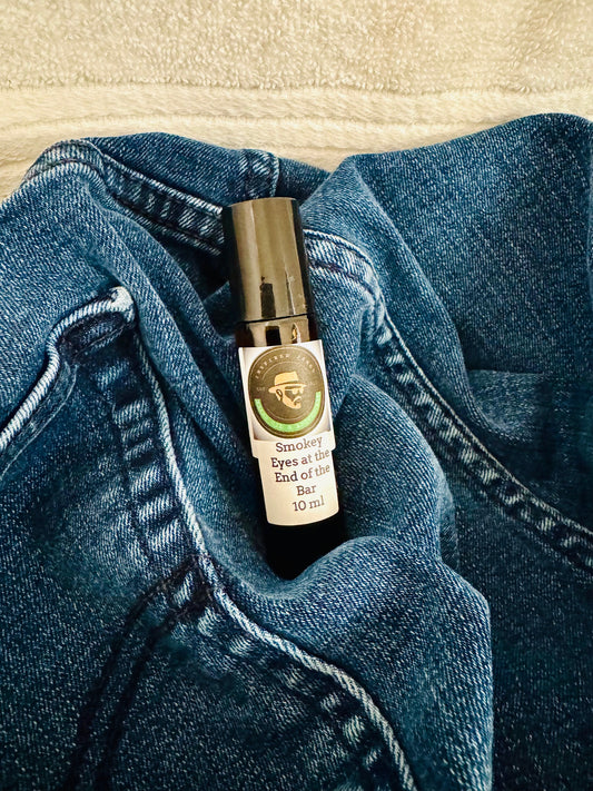 Smokey Eyes at the End of the Bar Scented Roller Cologne
